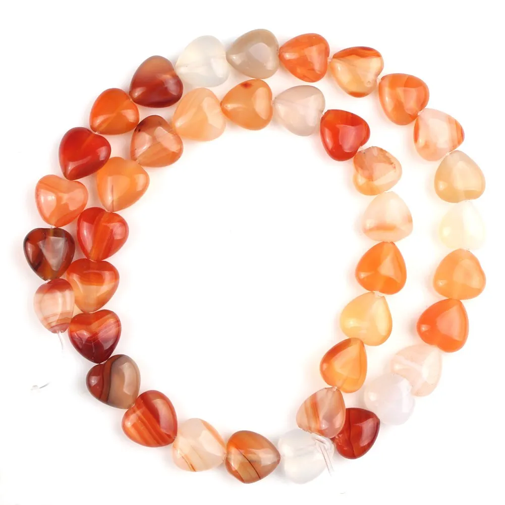 Stones Heart Shape Loose Beads Crystal Turquoise