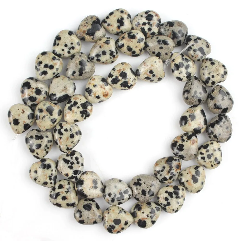 Stones Heart Shape Loose Beads Crystal Turquoise