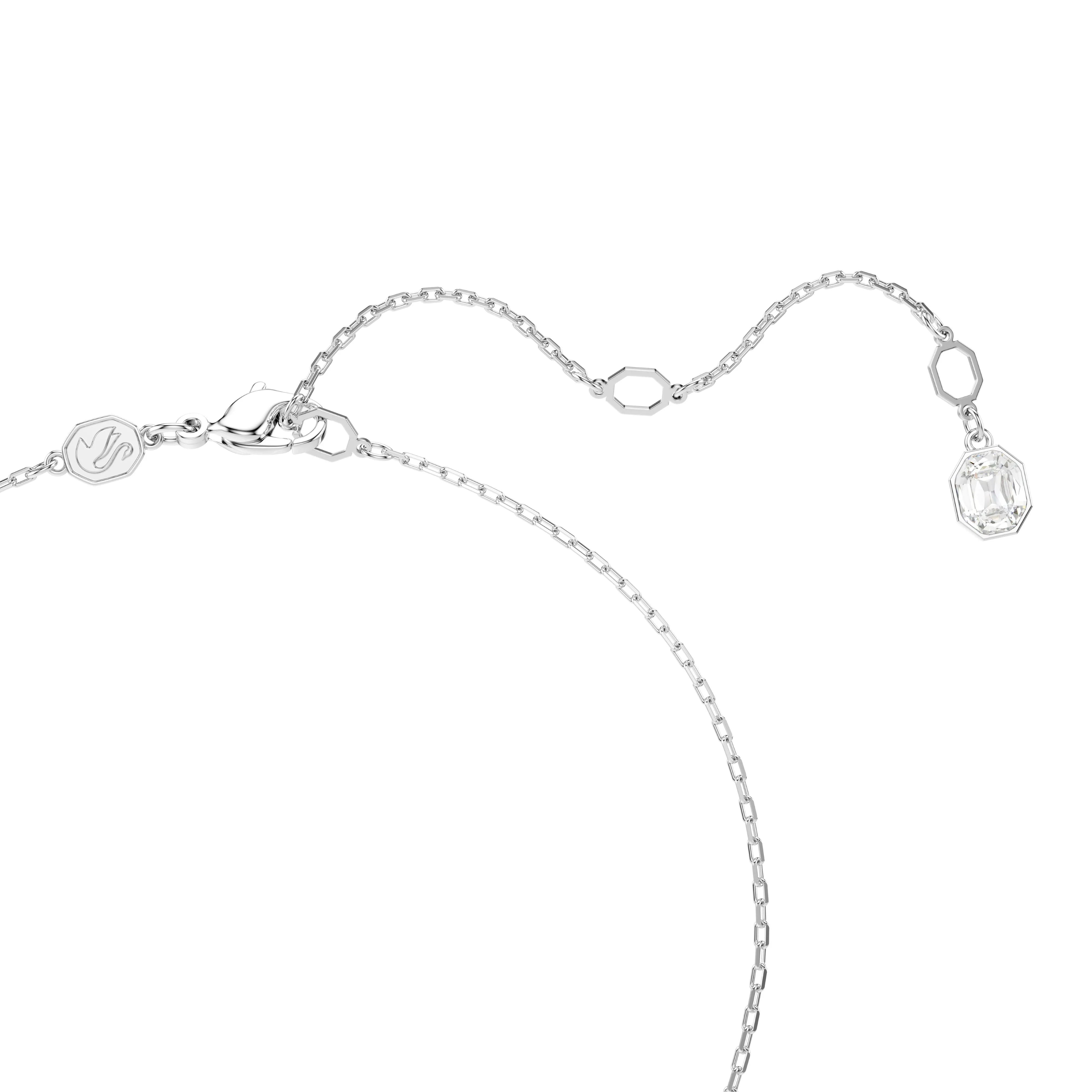 Swarovski Rhodium Constella Circle Necklace
