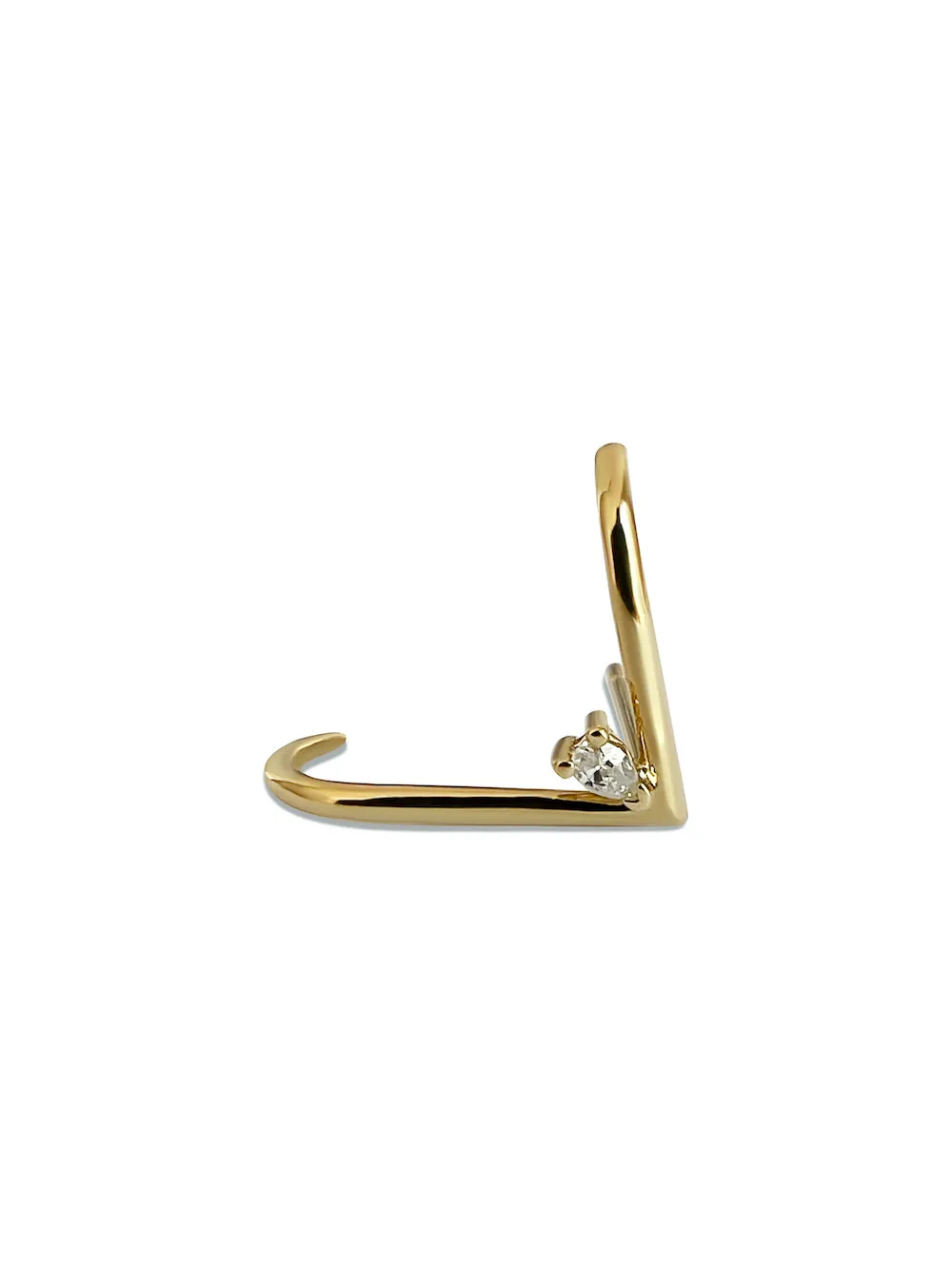 Tear Drop Vector Cuff Earring