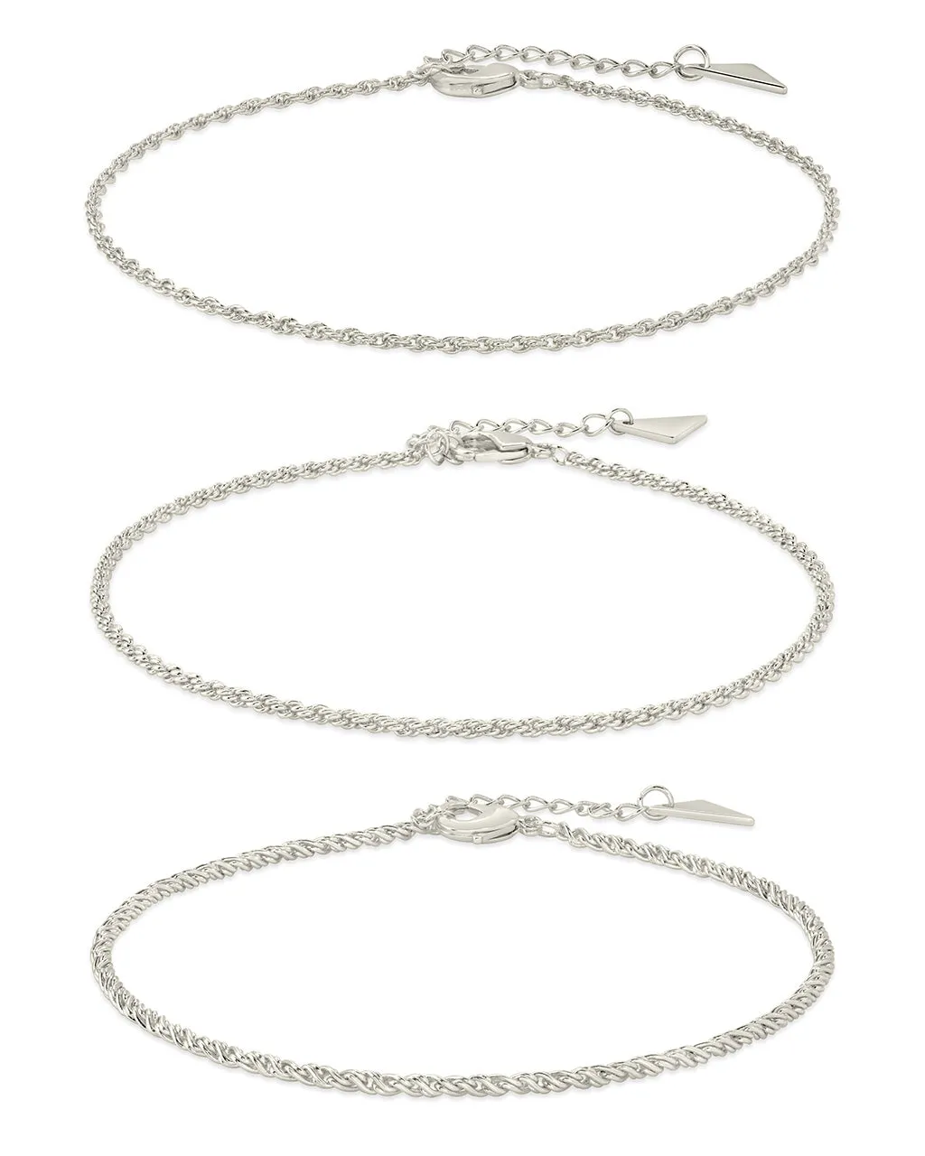 Terina Chain Anklet Set of 3