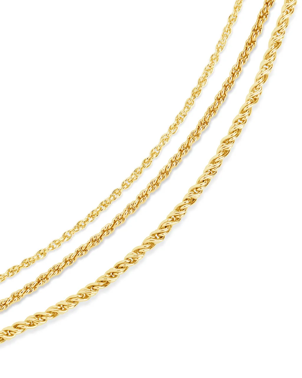 Terina Chain Anklet Set of 3