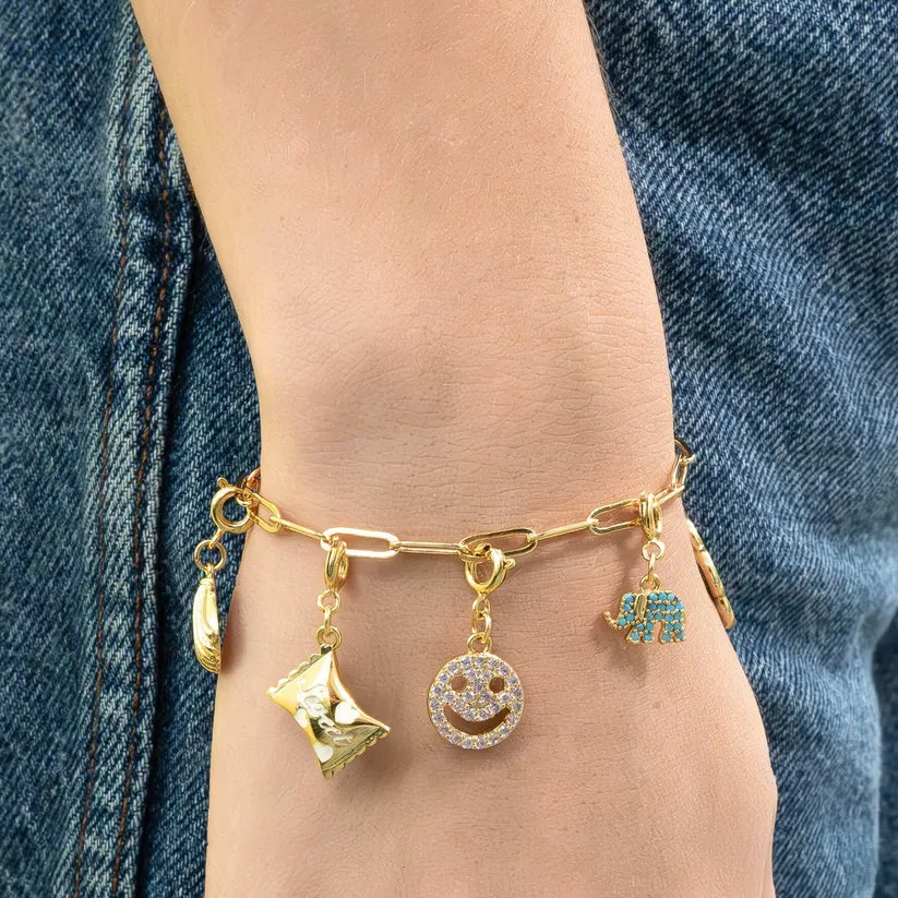 The Crowns Bespoke Jewelry Gold Link Bracelet