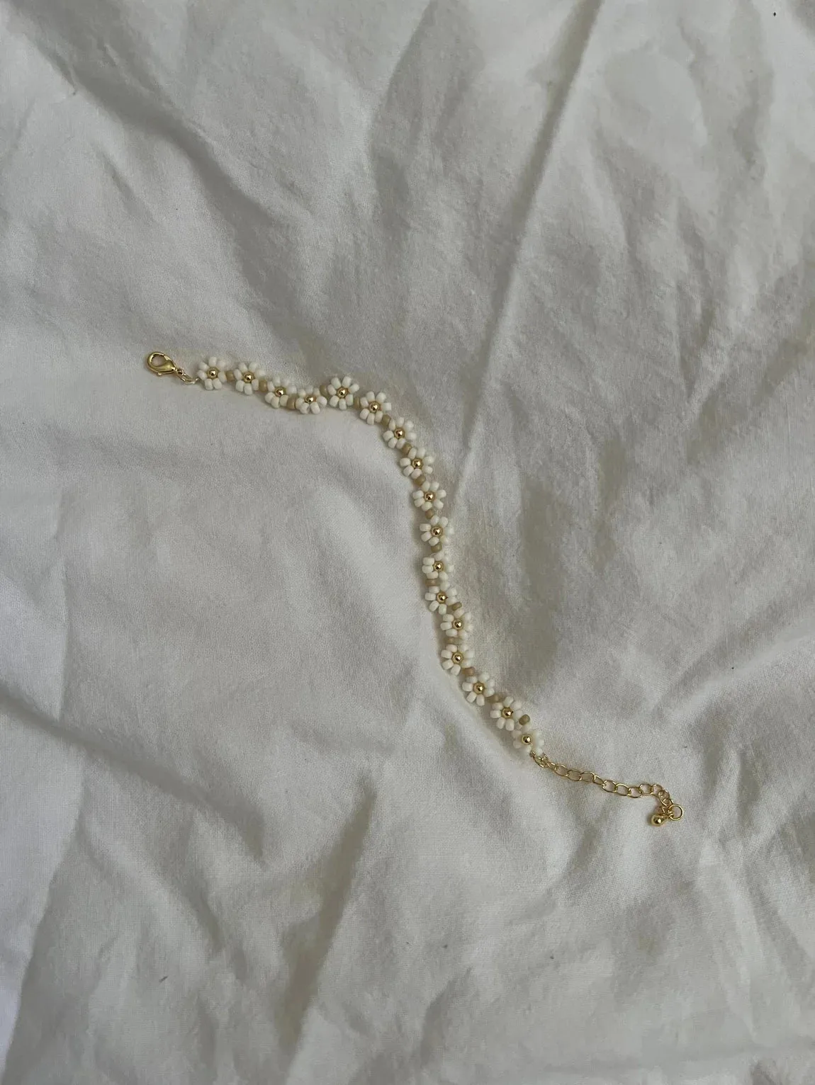 The Daisy Beaded Anklet - Various Styles