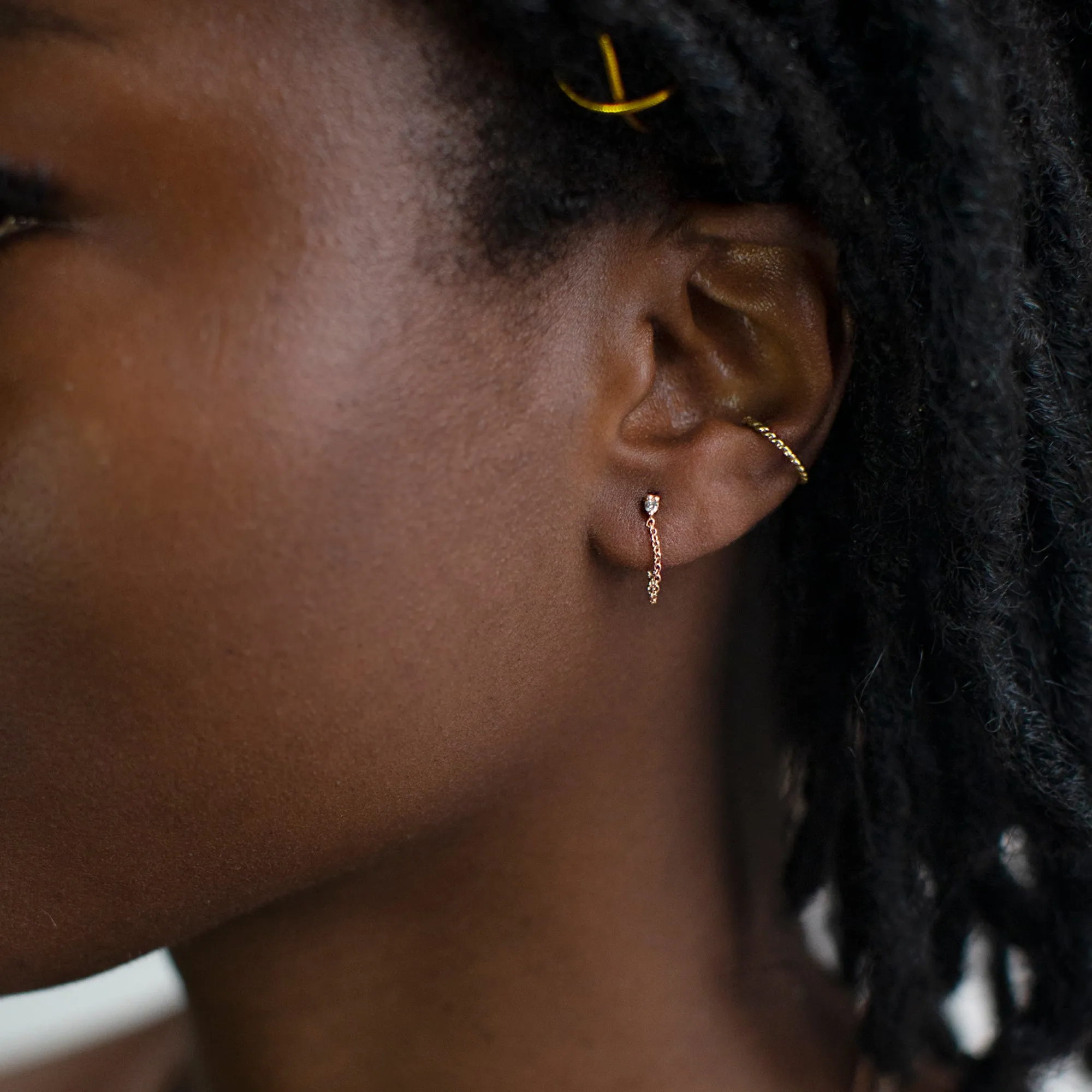 The Gold Rope Ear Cuff | 14K Yellow Gold