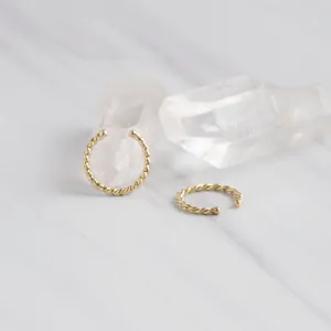 The Gold Rope Ear Cuff | 14K Yellow Gold