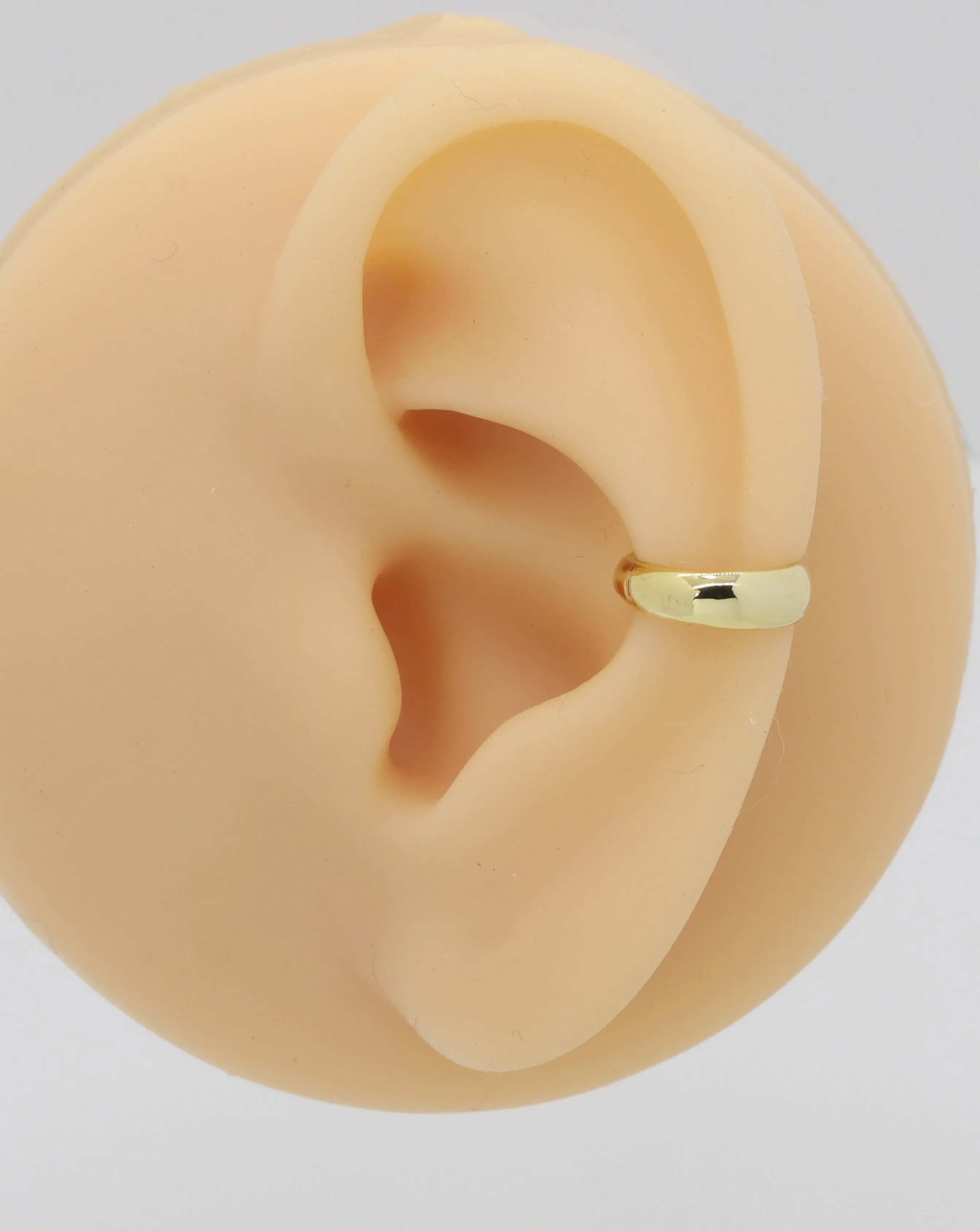 Thick Ear Cuff • Gold Ear Cuff No Piercing • Wide Ear Cuff • Earcuff •