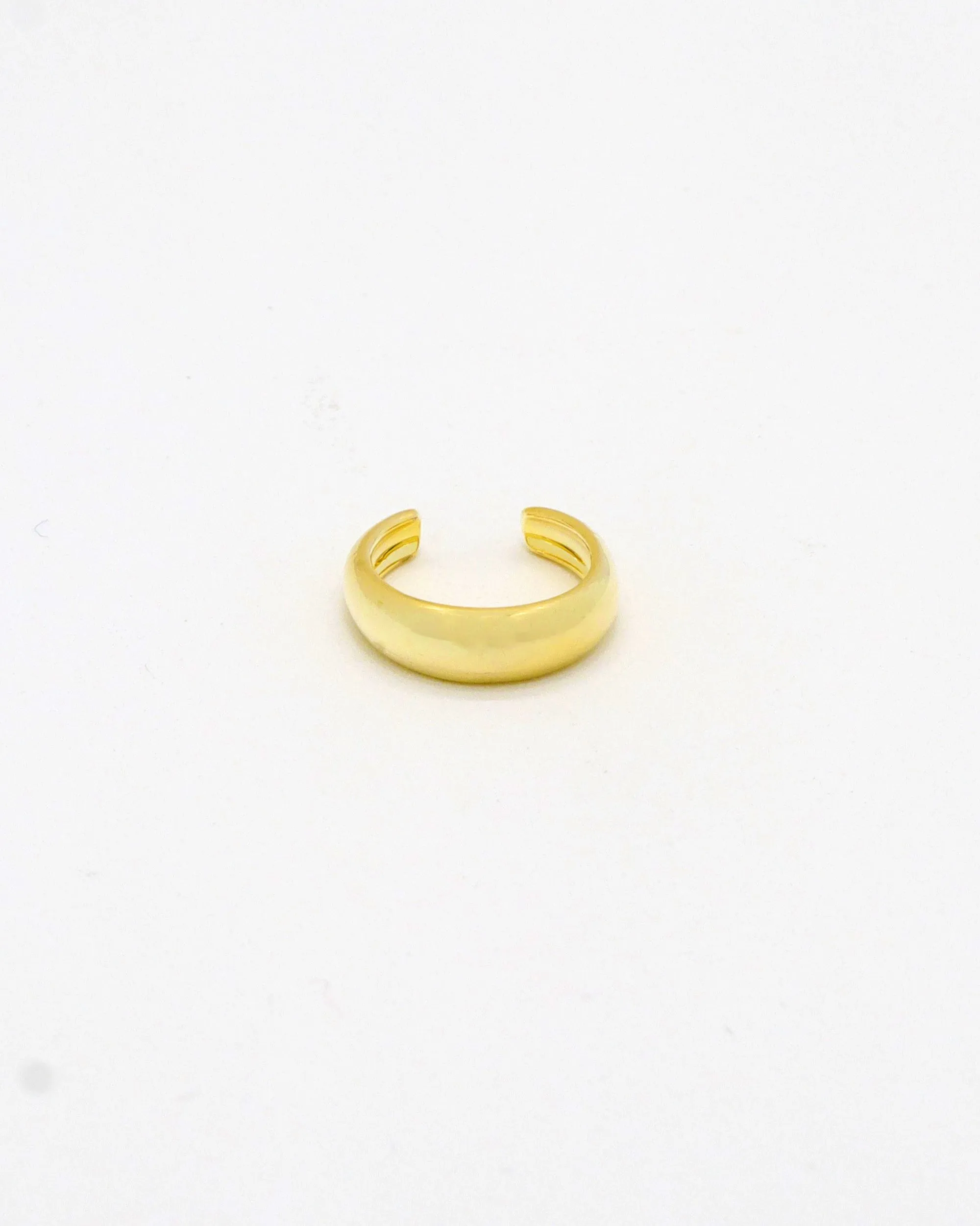 Thick Ear Cuff • Gold Ear Cuff No Piercing • Wide Ear Cuff • Earcuff •