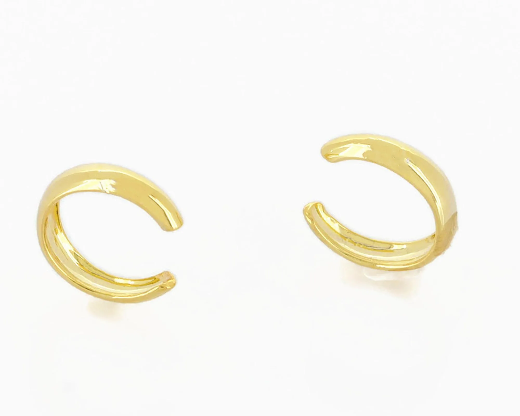 Thick Ear Cuff • Gold Ear Cuff No Piercing • Wide Ear Cuff • Earcuff •