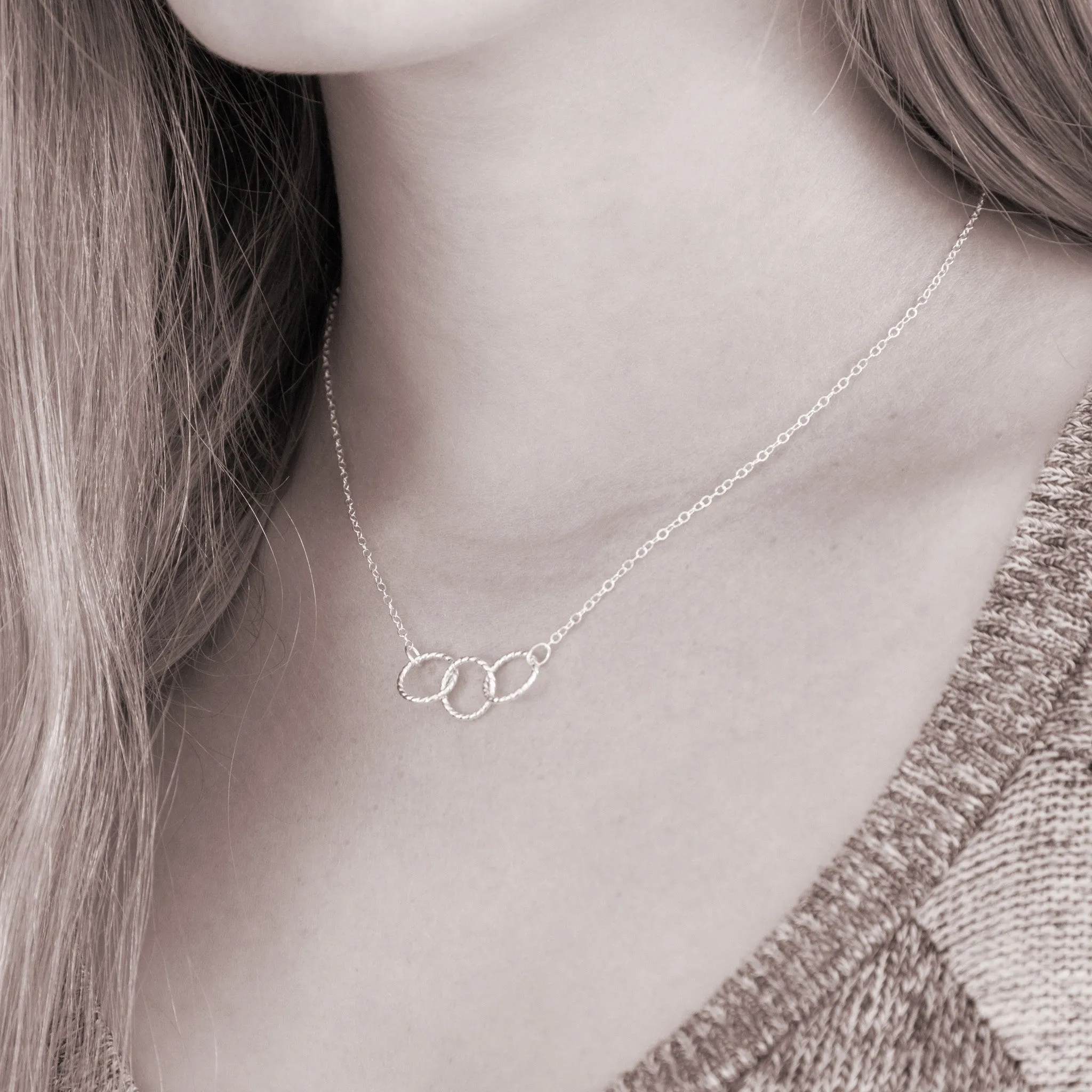 “Three Best Friends" Sterling Silver Necklace | Friends & Sisters
