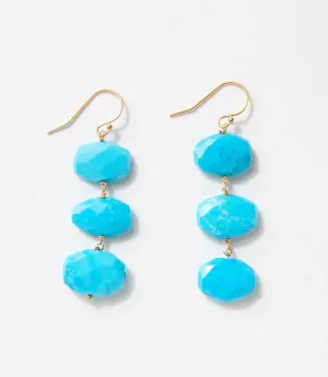 Tiered Gemstone Earrings