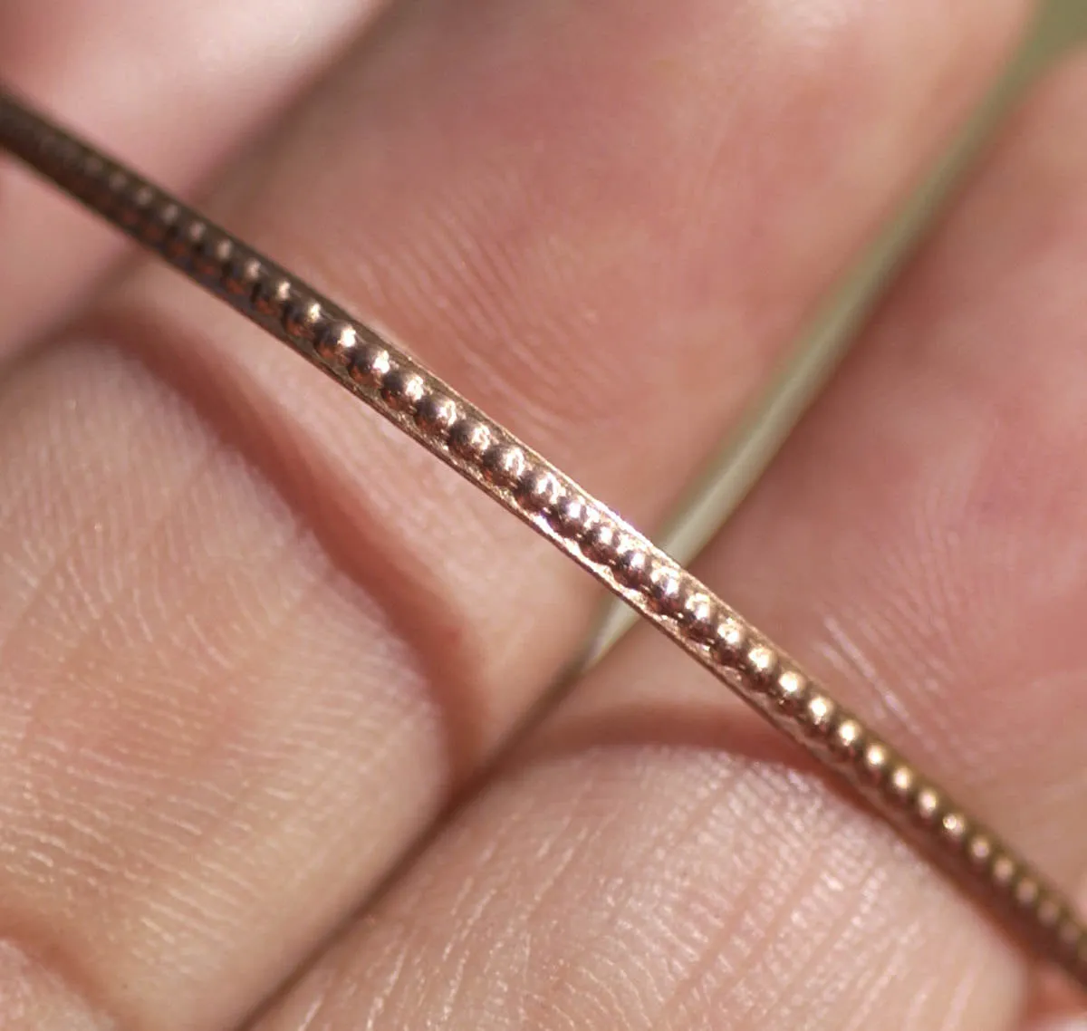 Tiny Ring Stock Wire with Dot Pattern