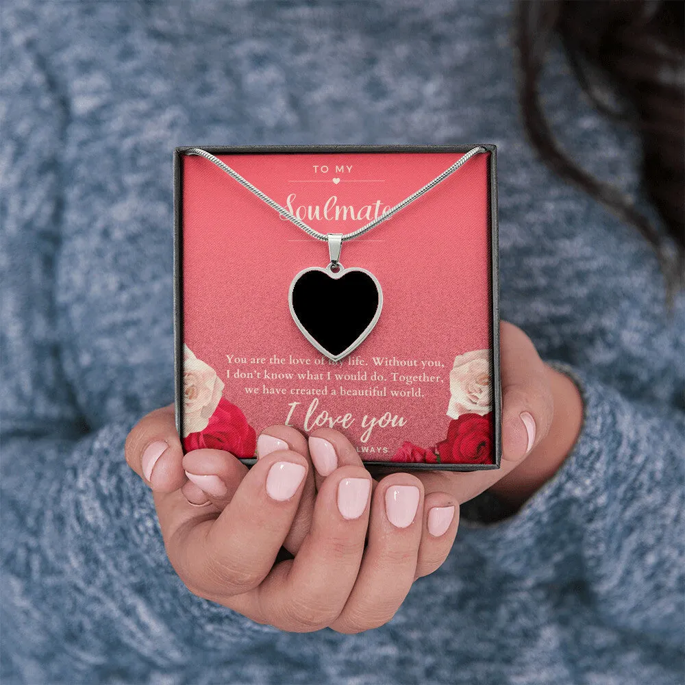 To my soulmate personalized photo