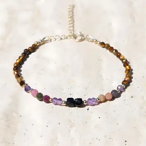 Tourmaline & Amethyst Luxury Bracelet