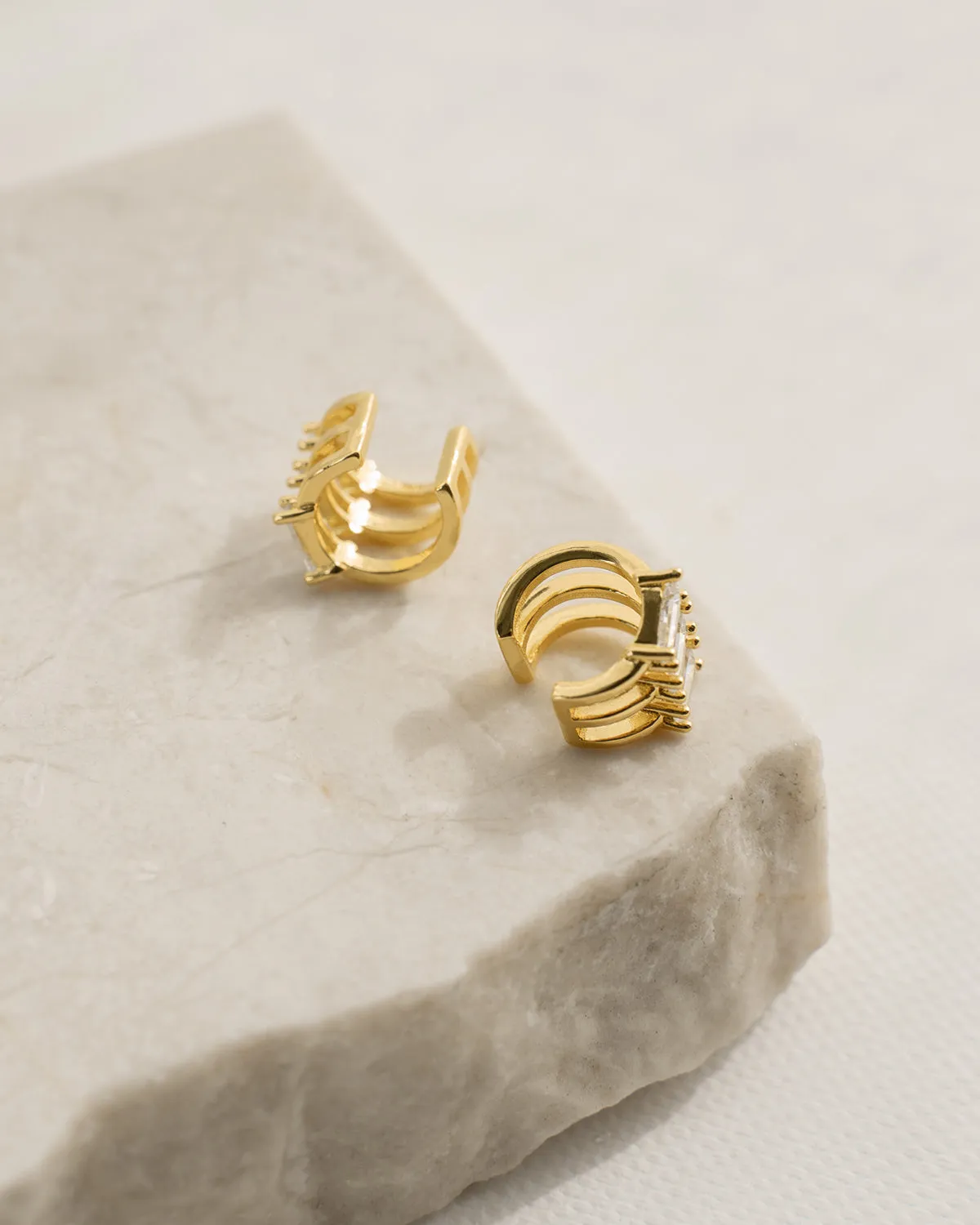 TRAPEZOID Ear Cuff in Gold