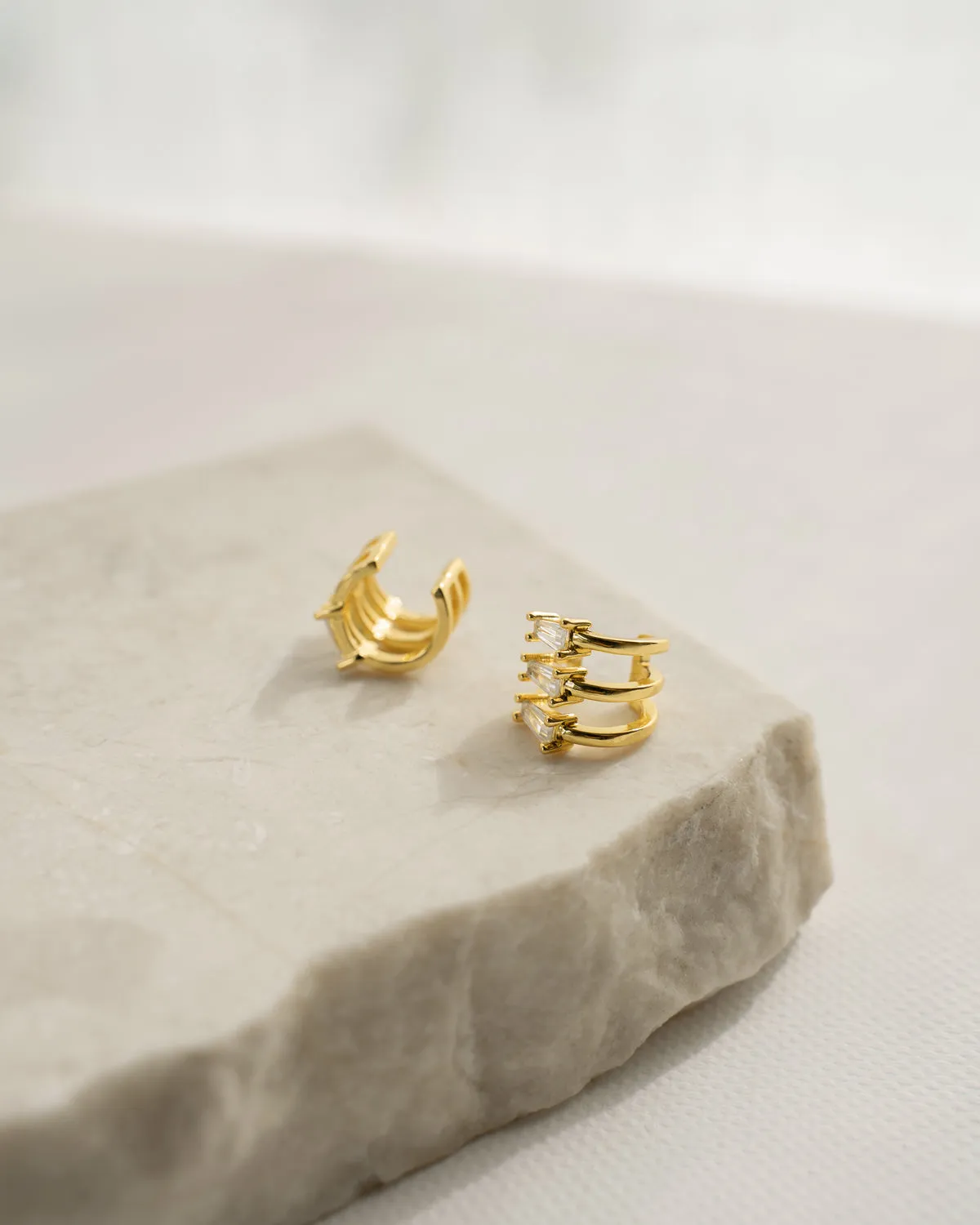 TRAPEZOID Ear Cuff in Gold