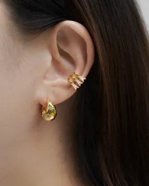 TRAPEZOID Ear Cuff in Gold