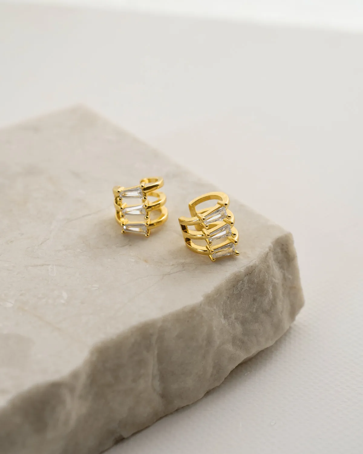 TRAPEZOID Ear Cuff in Gold