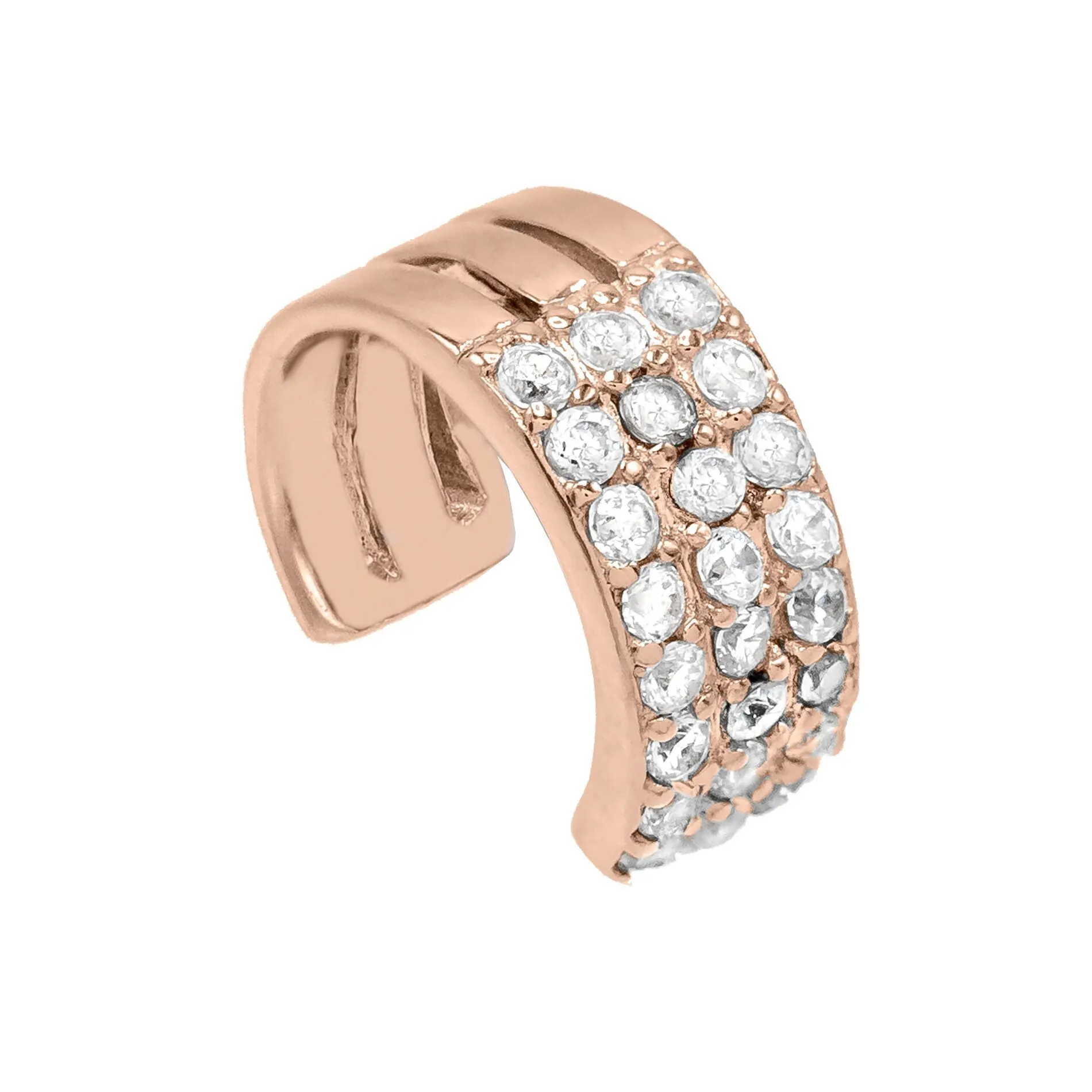 Triple Pavé Ear Cuff