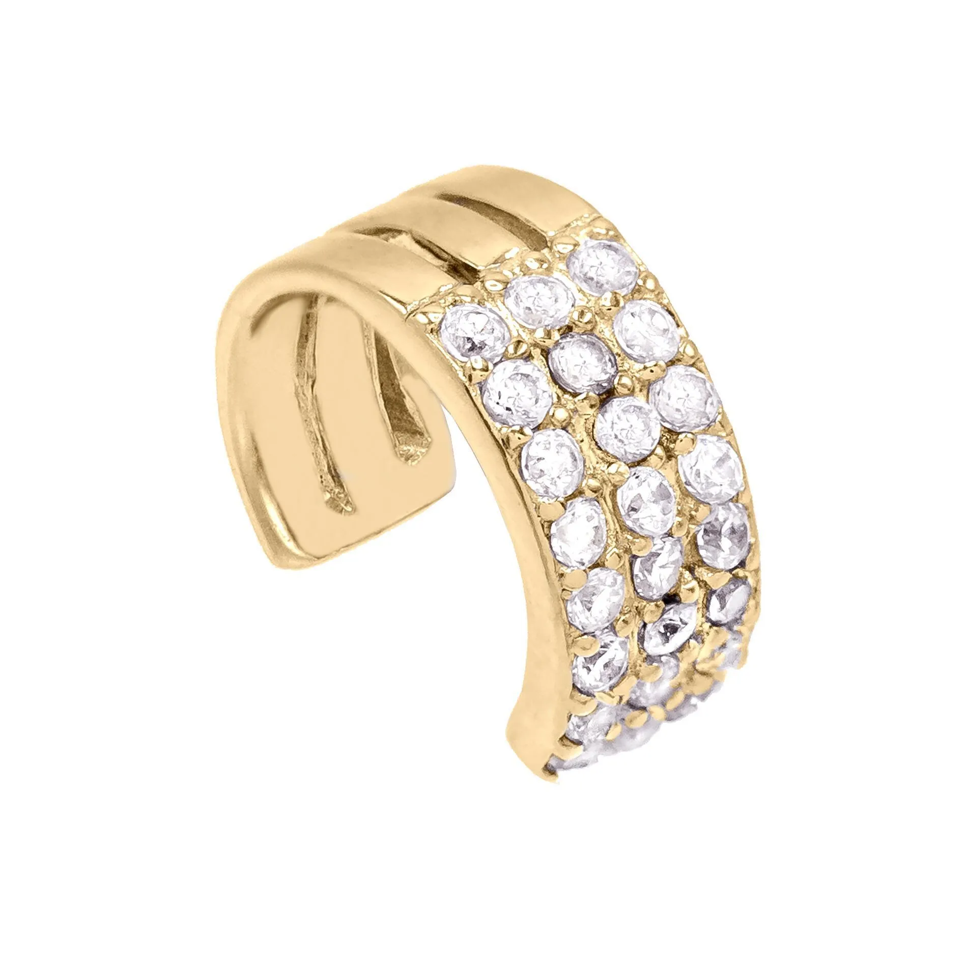Triple Pavé Ear Cuff