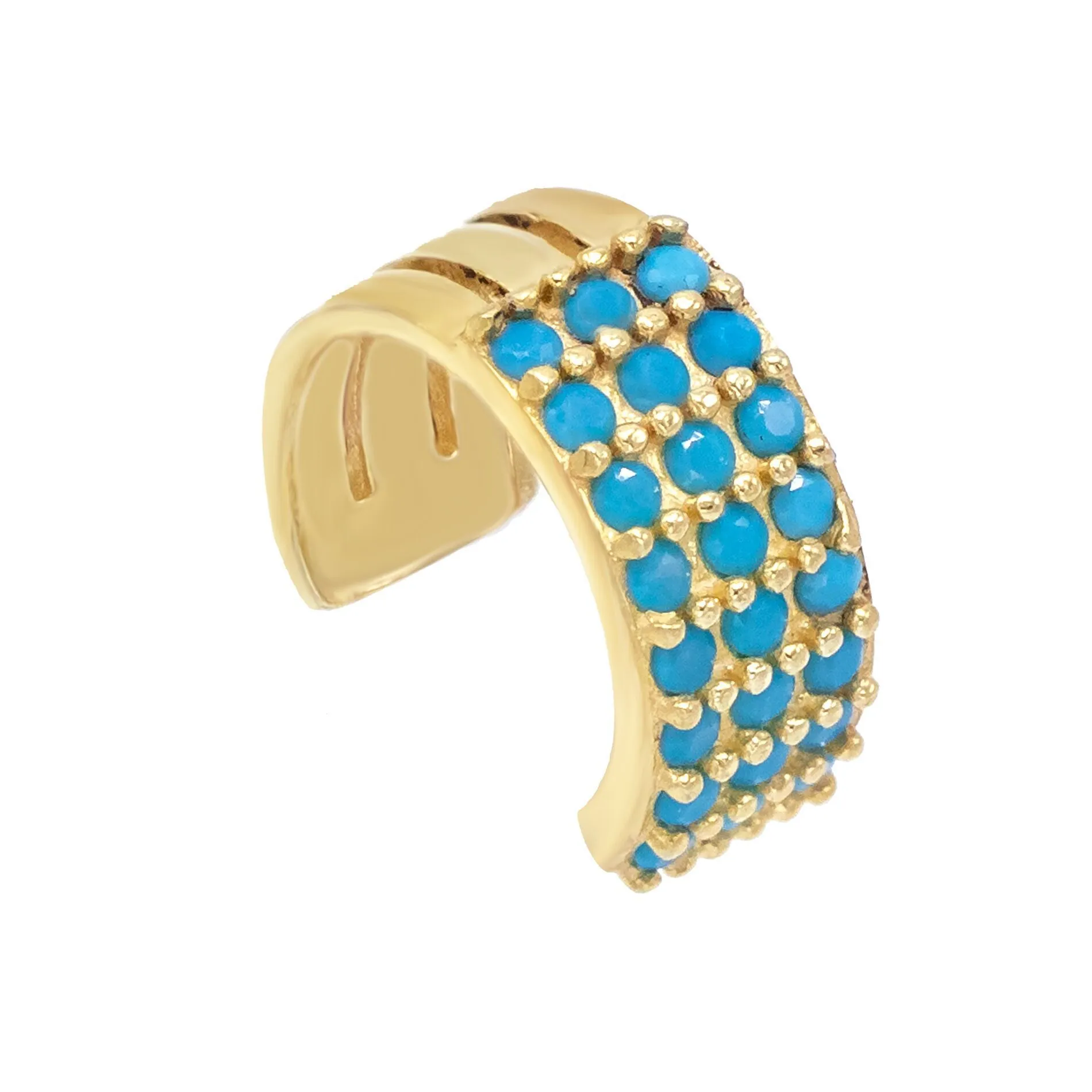 Triple Pavé Ear Cuff