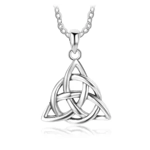 Triquetra Trinity Knot Pendant Necklace
