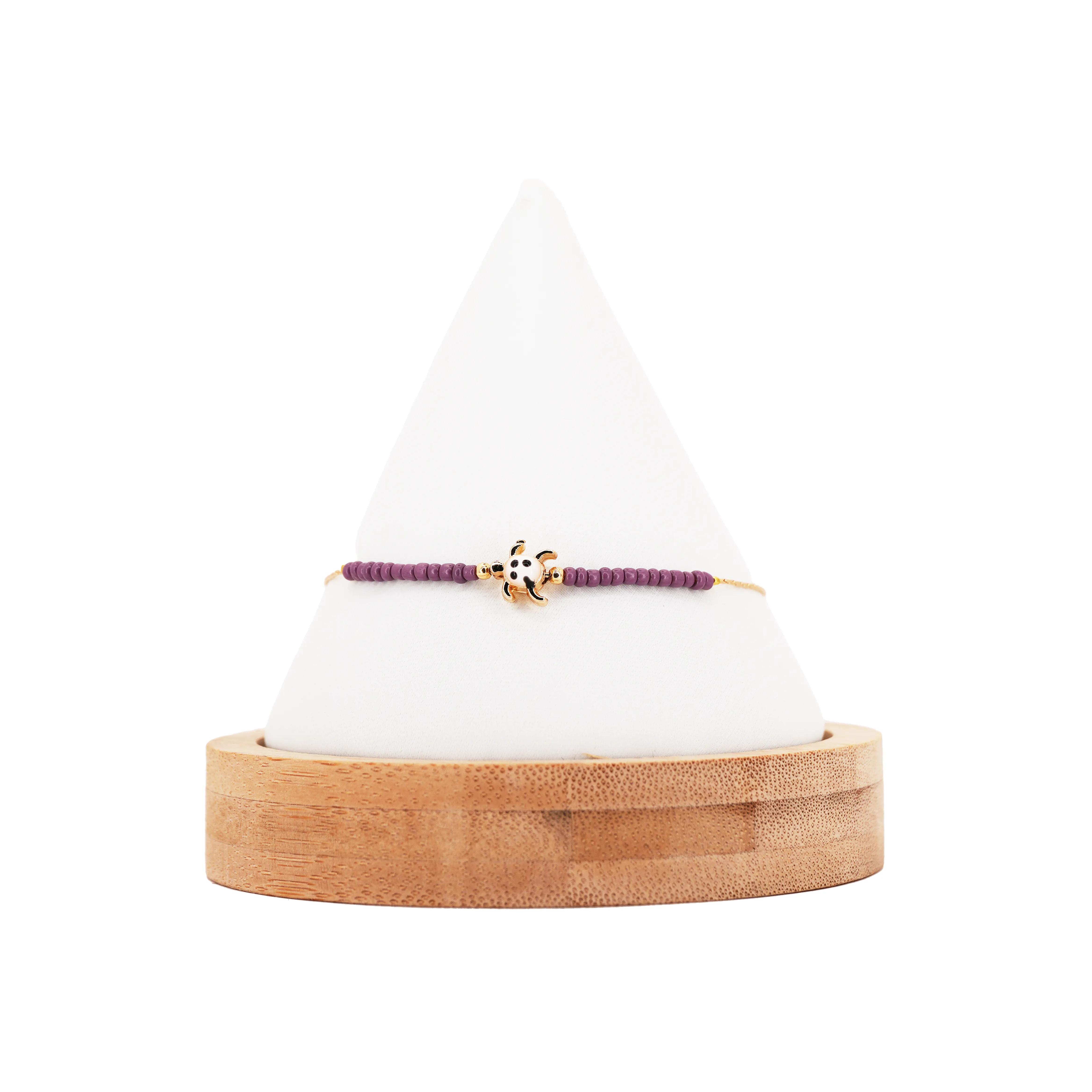 Turtle Bead Anklet: Thin Chain, Beach Style Foot Jewelry