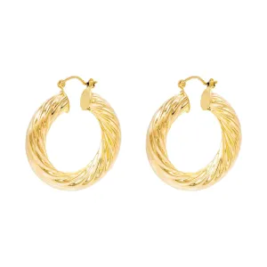 Twist Hoop Earring