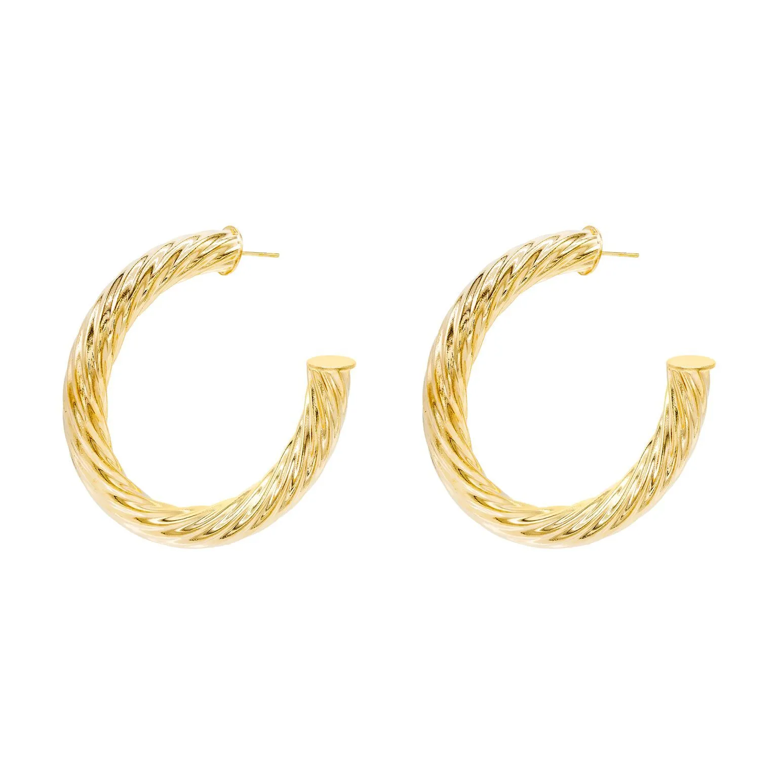 Twist Hoop Earring