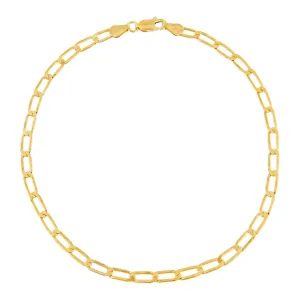 Twisted Paperclip Anklet