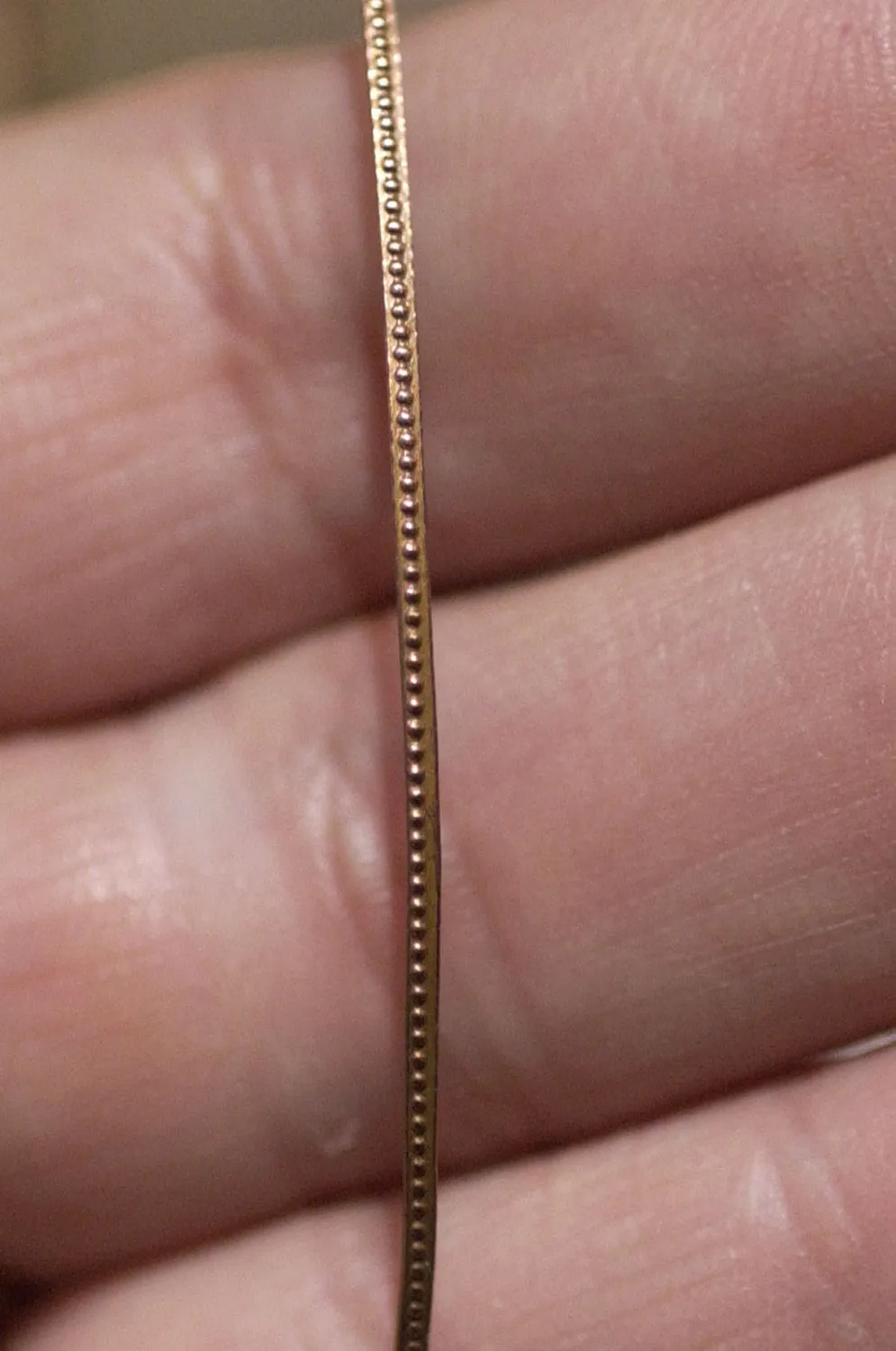Very Fine Wire w/ Dot Pattern 0.8mm Textured Metal Wire
