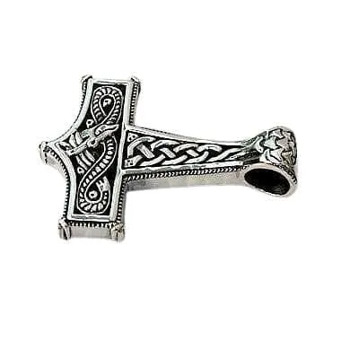 Viking Knot Thor's Hammer 925 Sterling Silver Pendant