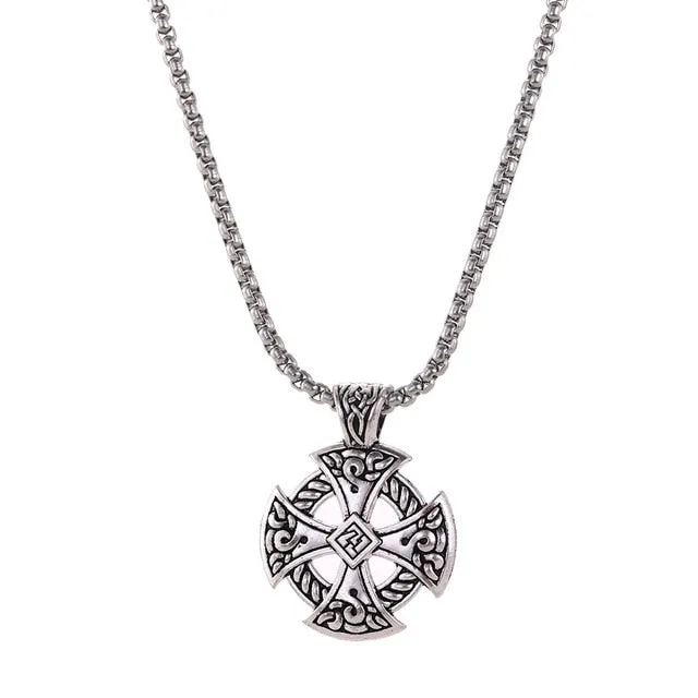 Viking Shield Pendant Necklace