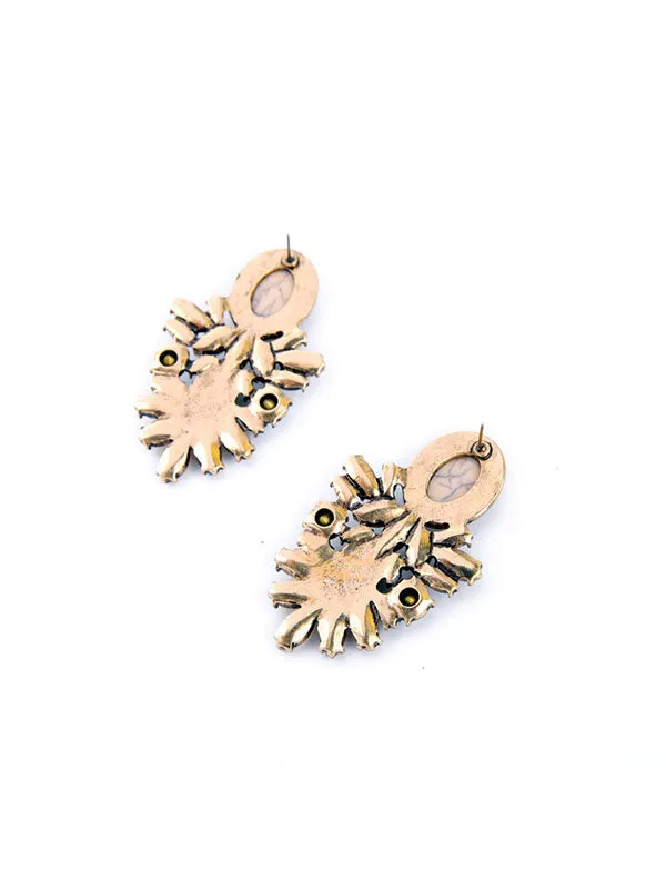 Vintage Multi-leaf Earrings