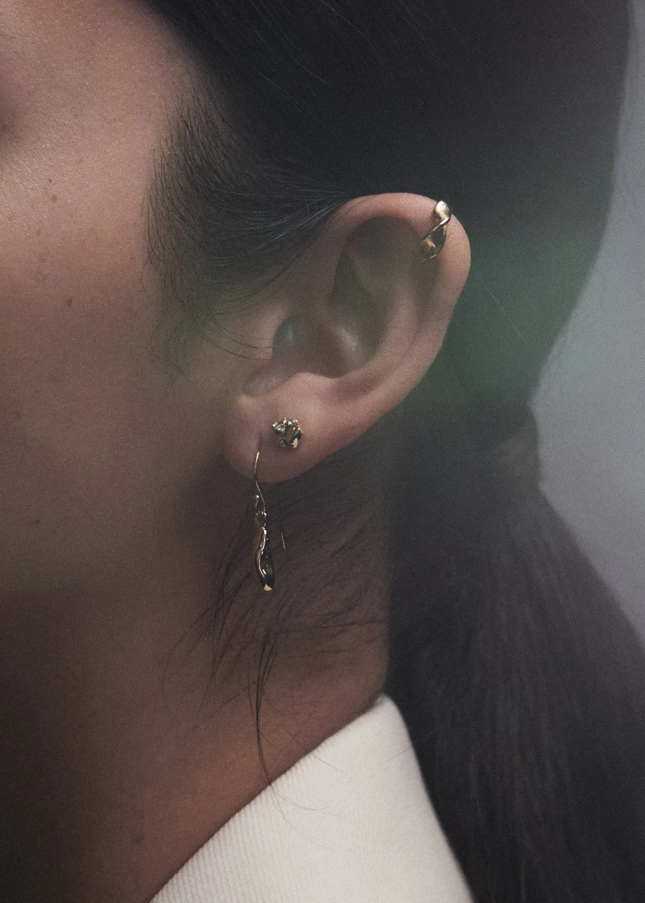 Wave Ear Cuff | Gold