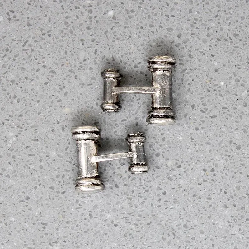 Whimsical Cufflinks in Mexican Sterling Silver