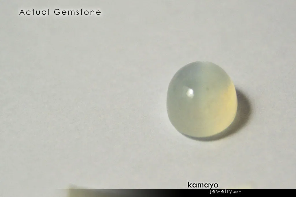 WHITE MOONSTONE GEMSTONE - 10x8mm Oval Loose Stone