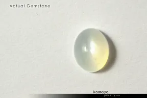 WHITE MOONSTONE GEMSTONE - 10x8mm Oval Loose Stone