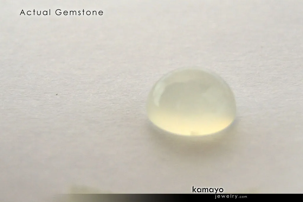 WHITE MOONSTONE GEMSTONE - 10x8mm Oval Loose Stone