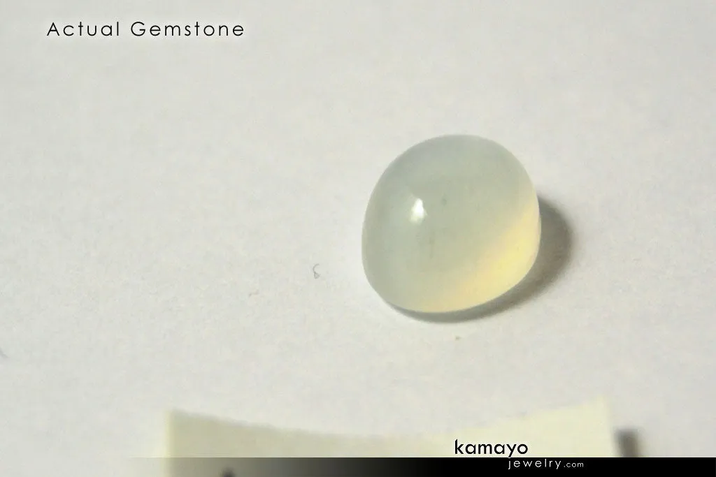 WHITE MOONSTONE GEMSTONE - 10x8mm Oval Loose Stone