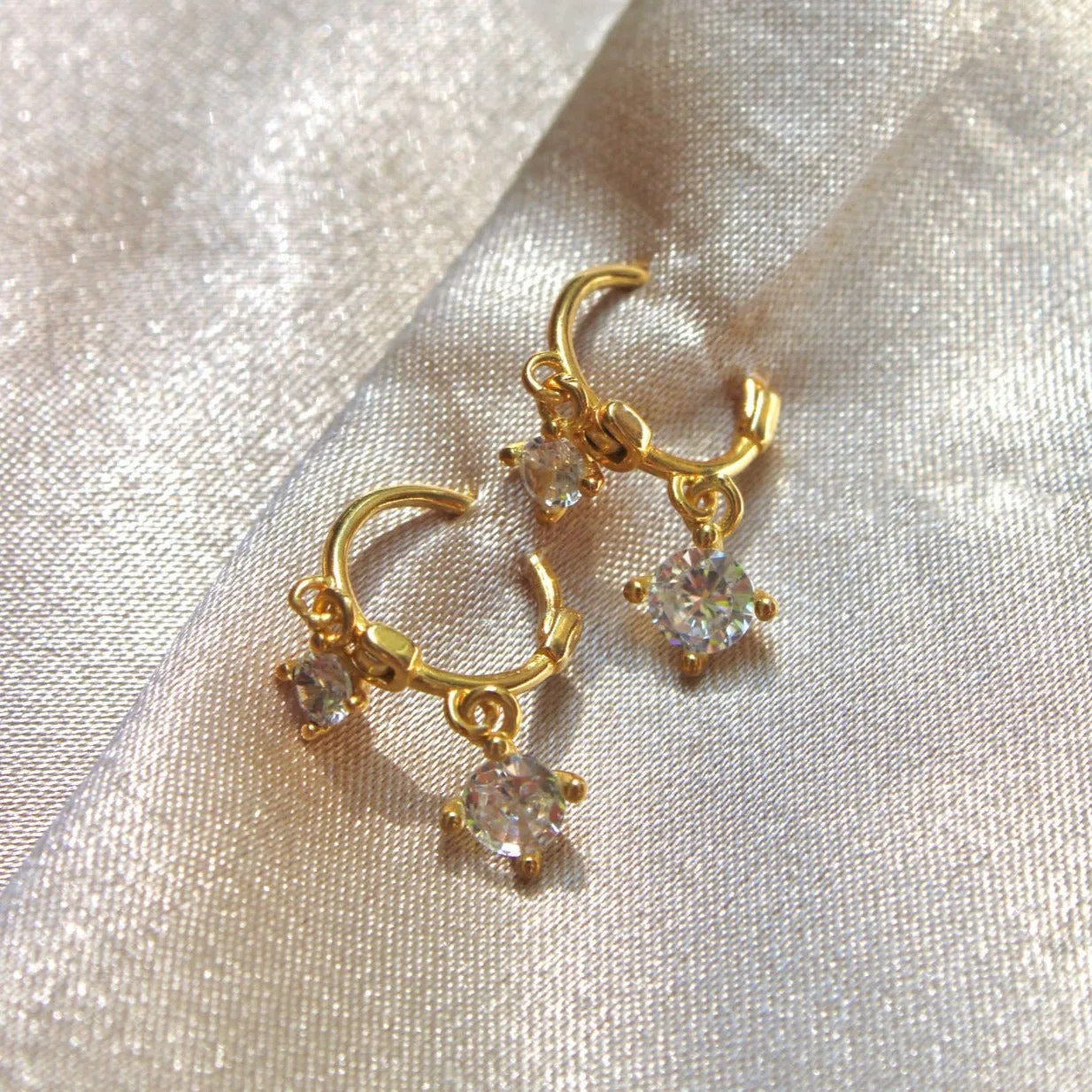 Willa Huggie Hoop Earrings