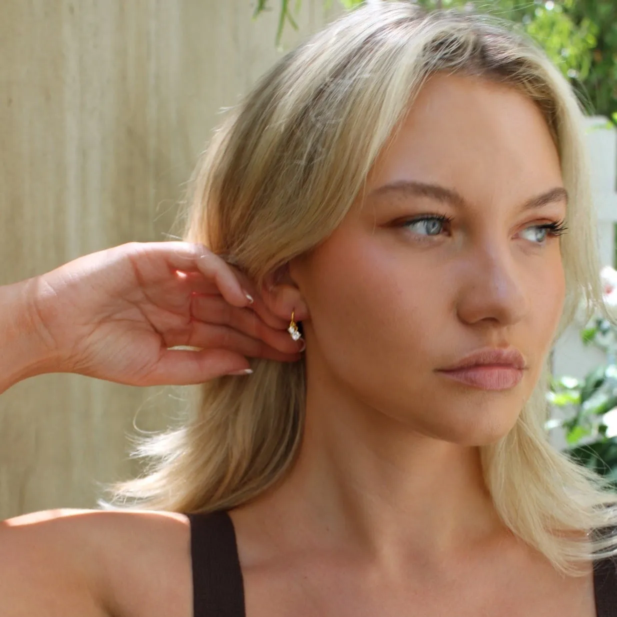 Willa Huggie Hoop Earrings