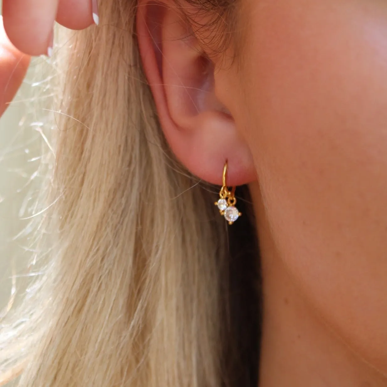 Willa Huggie Hoop Earrings