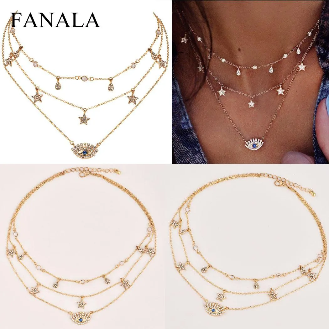 Women Fashion Multilayer Necklaces