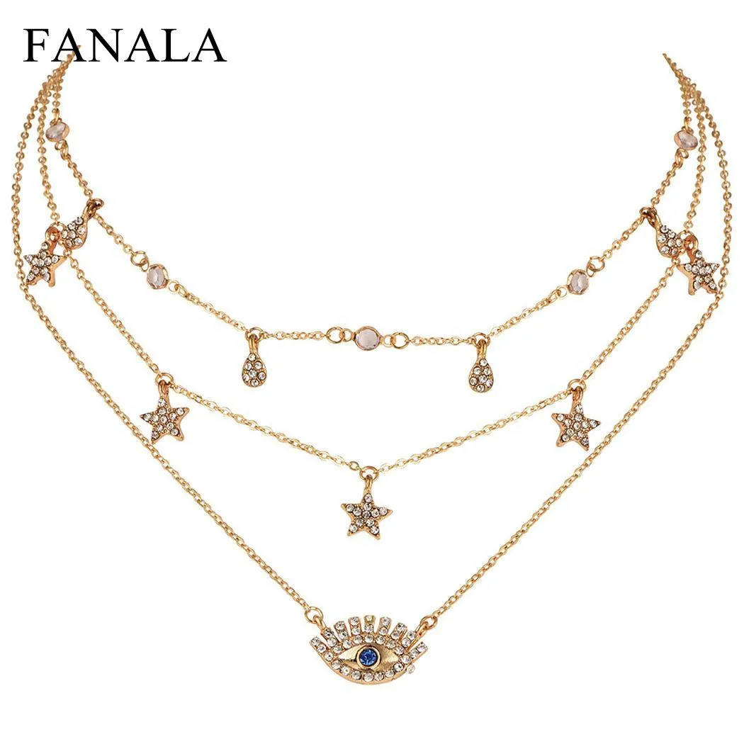 Women Fashion Multilayer Necklaces