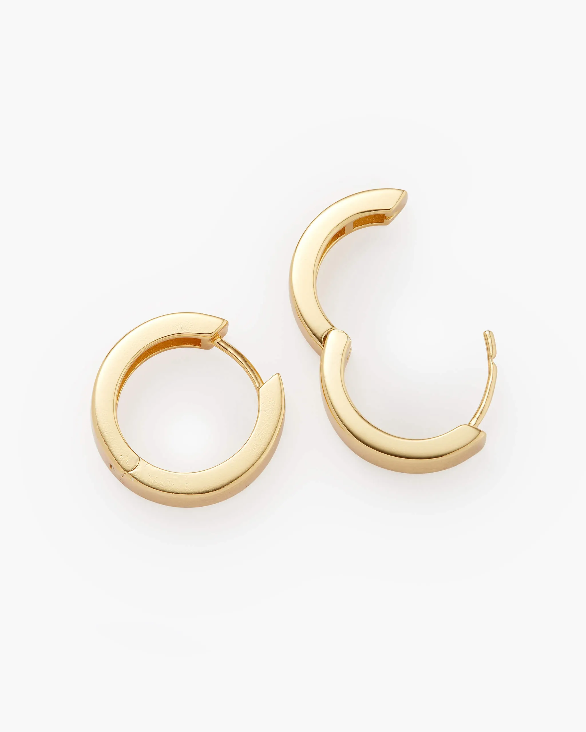 Women's Classic Hoop Earrings - Gold