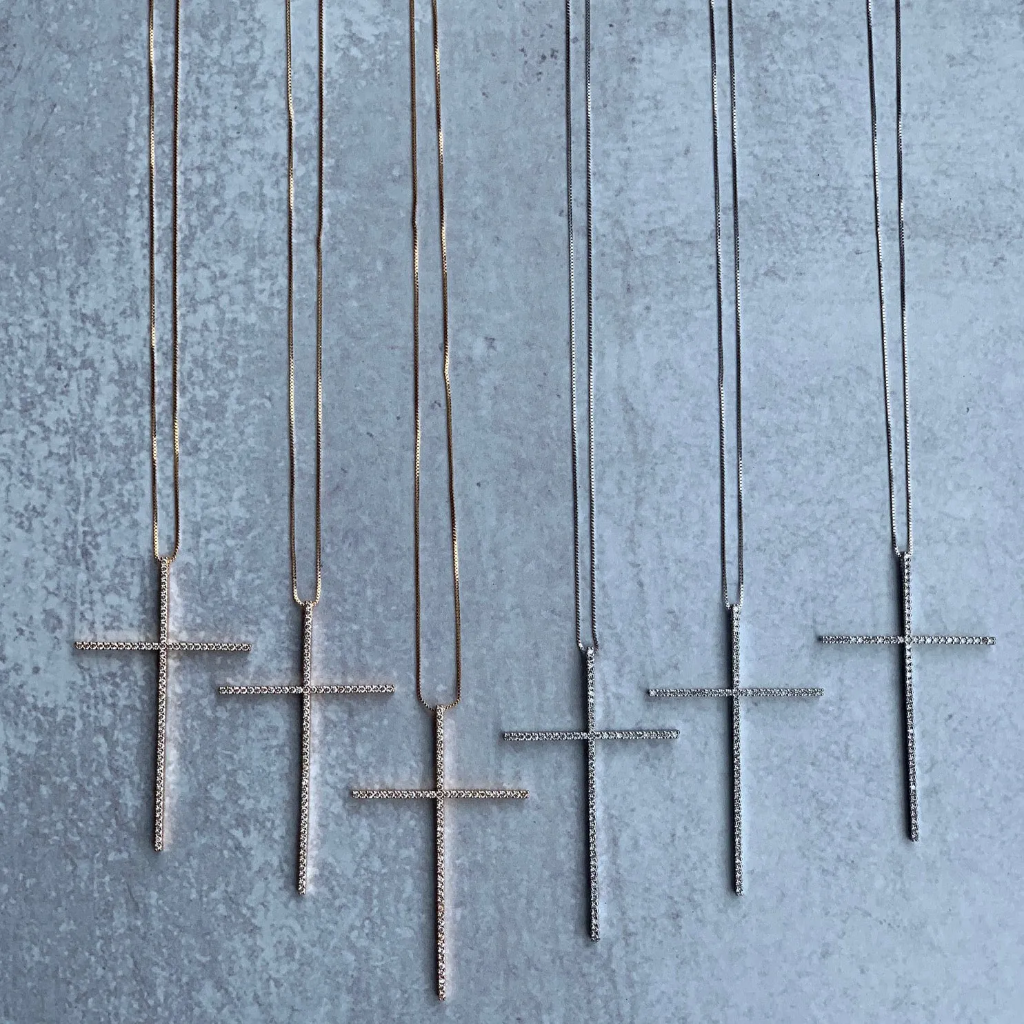 XXL cross pendant necklace