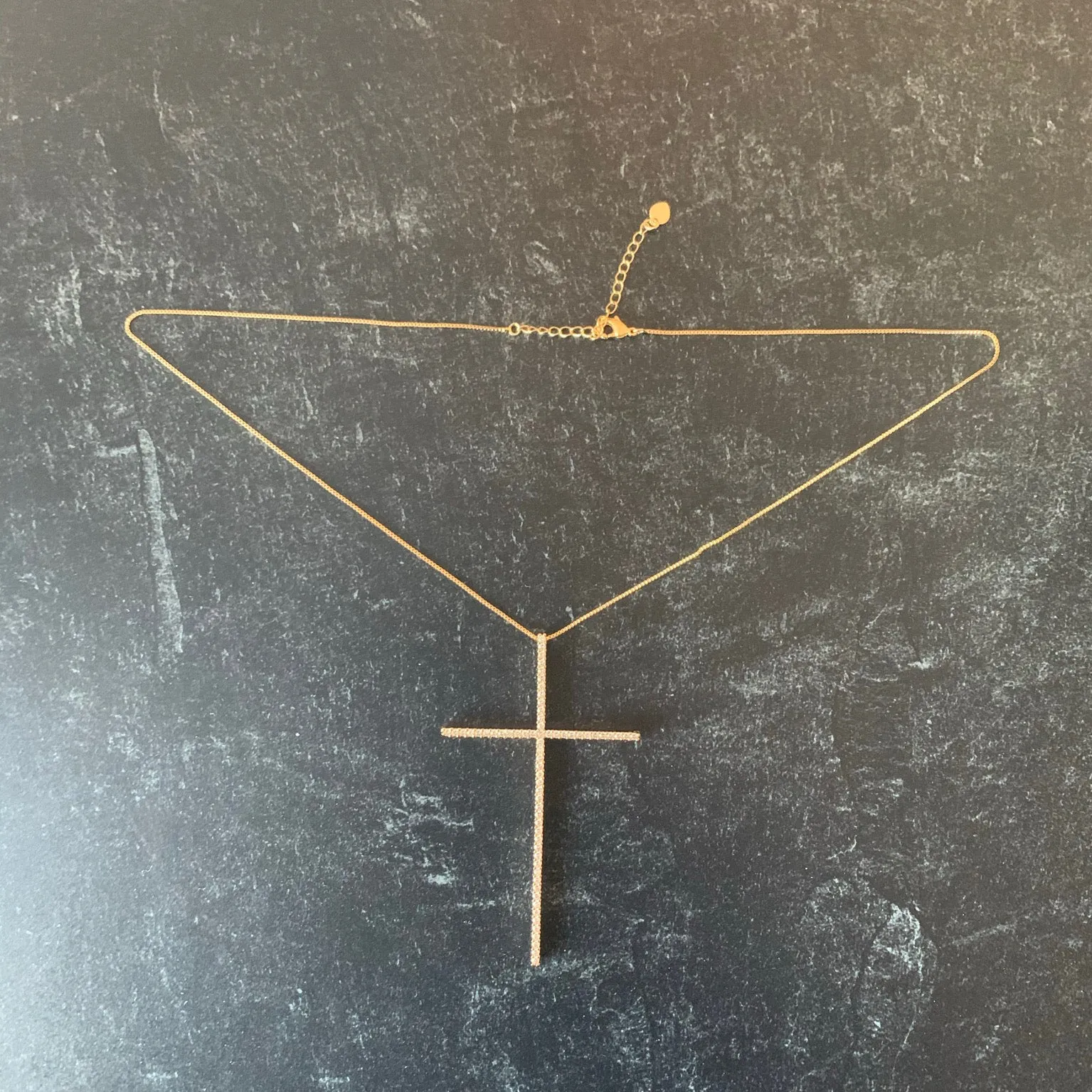 XXL cross pendant necklace