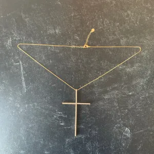 XXL cross pendant necklace