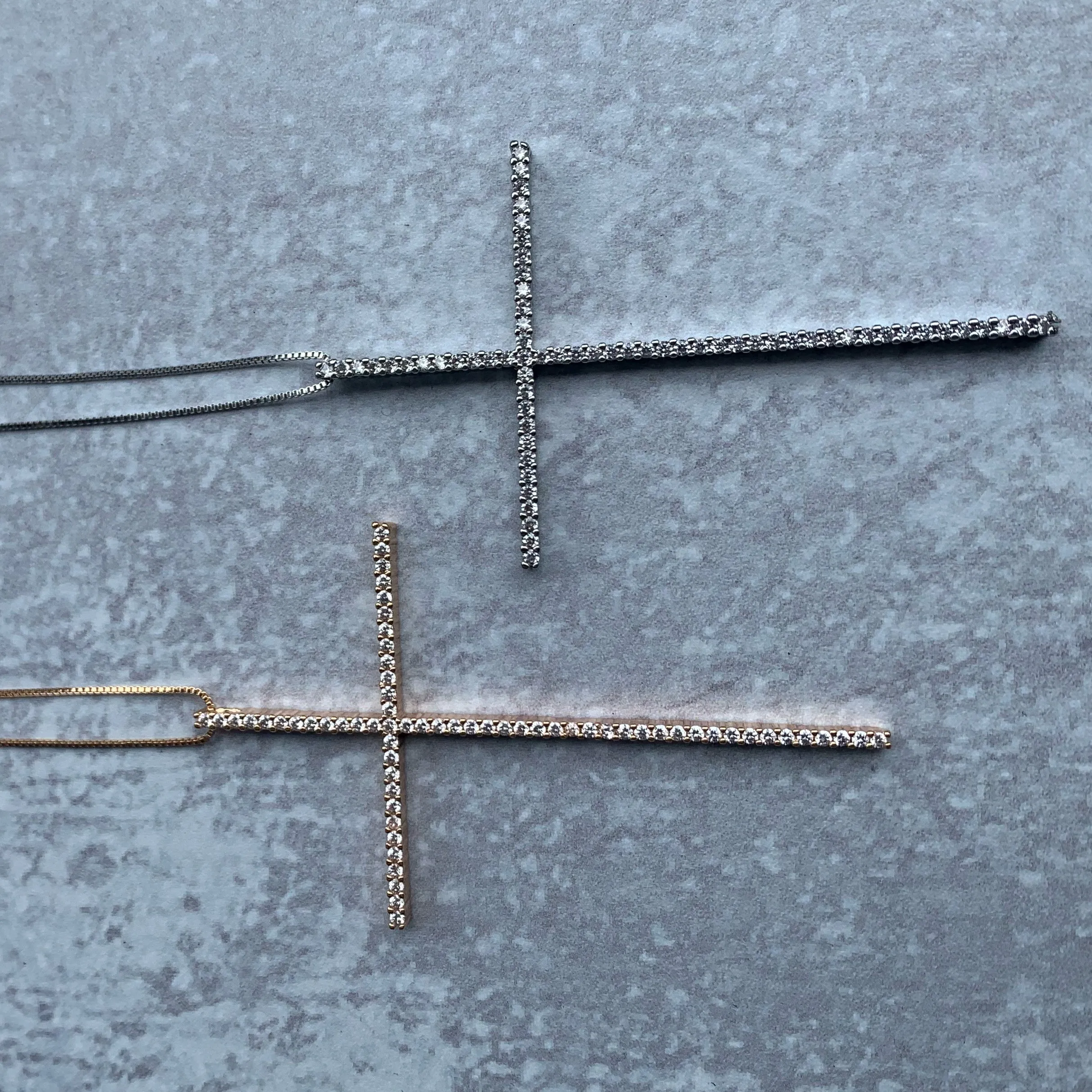 XXL cross pendant necklace